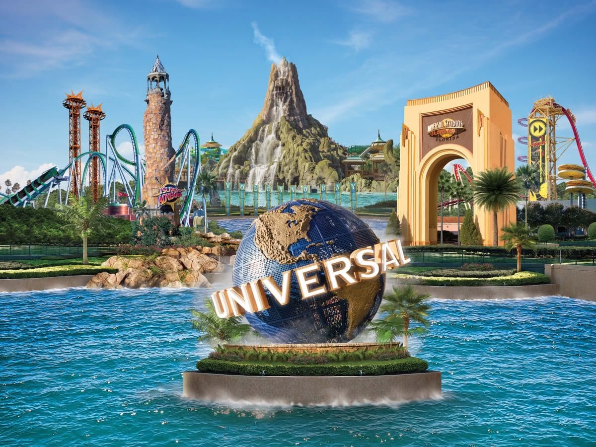Atrações e ícones dos parques Universal Orlando